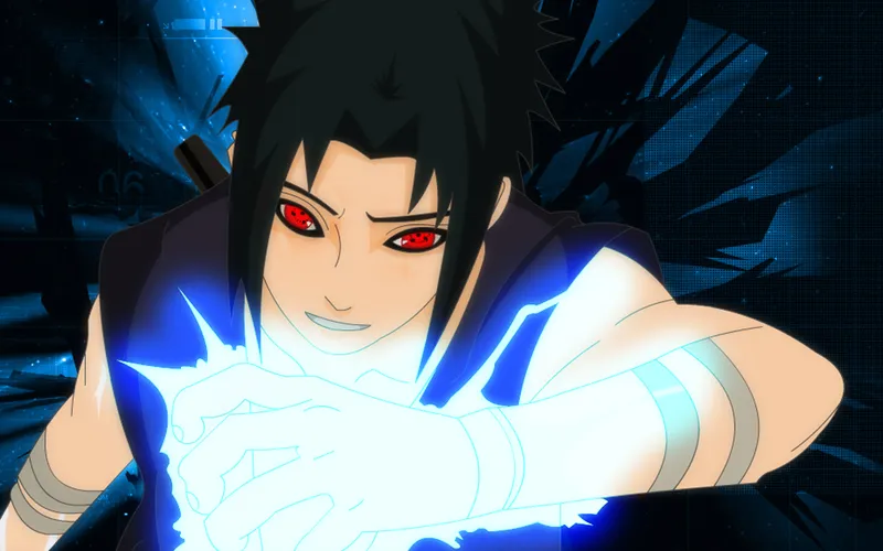 Ảnh Sasuke Uchiha với phong thái mạnh mẽ, kiên định Ảnh Sasuke Uchiha với phong thái mạnh mẽ, kiên định