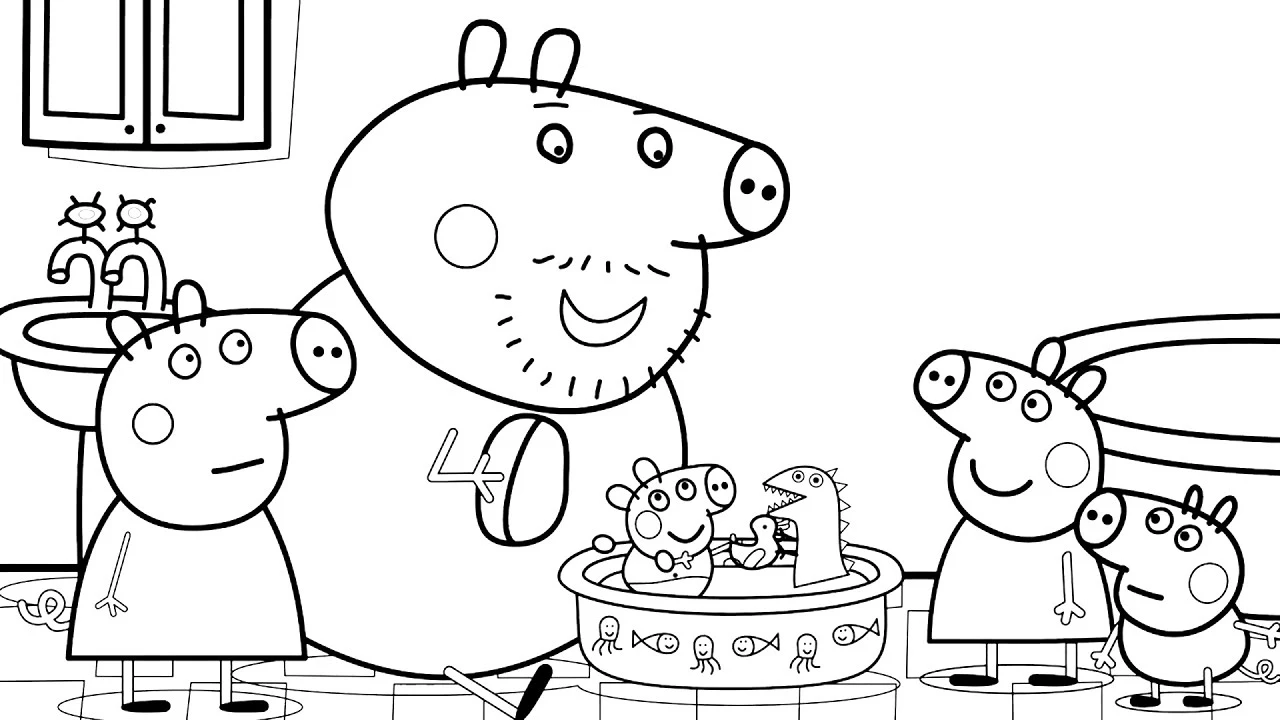 Cùng bé tô màu heo Peppa, khám phá những chi tiết thú vị trong thế giới hoạt hình. Cùng bé tô màu heo Peppa, khám phá những chi tiết thú vị trong thế giới hoạt hình.