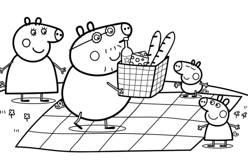 Tranh tô màu heo Peppa ngộ nghĩnh, giúp bé thêm yêu thế giới hoạt hình. Tranh tô màu heo Peppa ngộ nghĩnh, giúp bé thêm yêu thế giới hoạt hình.