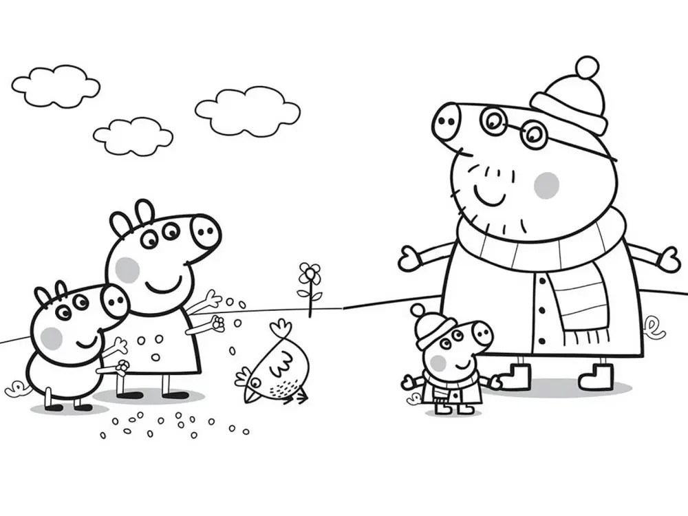 Tranh tô màu heo Peppa ngộ nghĩnh, bé yêu sẽ sáng tạo không giới hạn. Tranh tô màu heo Peppa ngộ nghĩnh, bé yêu sẽ sáng tạo không giới hạn.