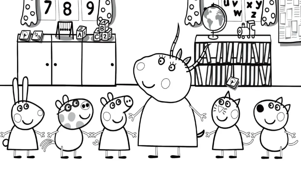 Tô màu heo Peppa – Bé yêu sẽ học cách yêu nhân vật hoạt hình qua từng sắc màu. Tô màu heo Peppa – Bé yêu sẽ học cách yêu nhân vật hoạt hình qua từng sắc màu.