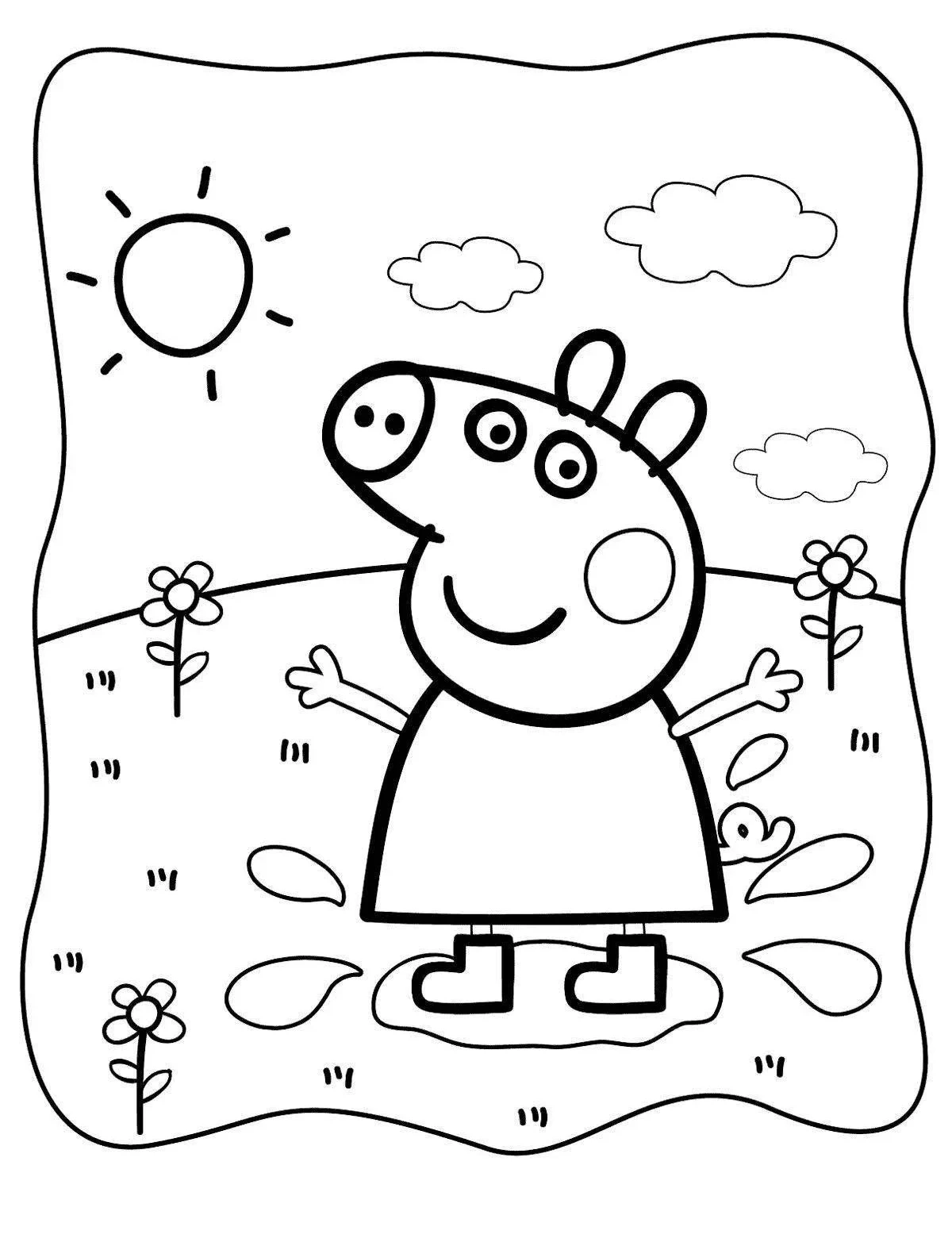 Tô màu heo Peppa – Bé vừa chơi vừa học, phát triển khả năng sáng tạo độc đáo. Tô màu heo Peppa – Bé vừa chơi vừa học, phát triển khả năng sáng tạo độc đáo.