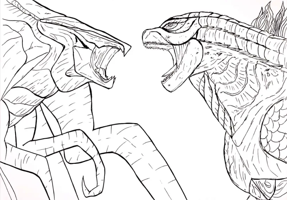 Cùng bé khám phá tranh tô màu Godzilla độc đáo và ngầu đỉnh. Cùng bé khám phá tranh tô màu Godzilla độc đáo và ngầu đỉnh.