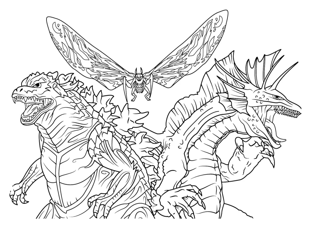 Bé yêu sẽ hào hứng với tranh tô màu Godzilla đầy mạnh mẽ và dễ thương. Bé yêu sẽ hào hứng với tranh tô màu Godzilla đầy mạnh mẽ và dễ thương.