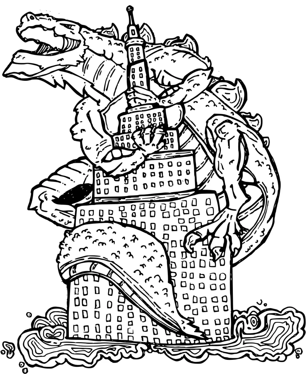 Tranh tô màu Godzilla độc đáo, món quà tuyệt vời dành cho trẻ yêu sáng tạo. Tranh tô màu Godzilla độc đáo, món quà tuyệt vời dành cho trẻ yêu sáng tạo.