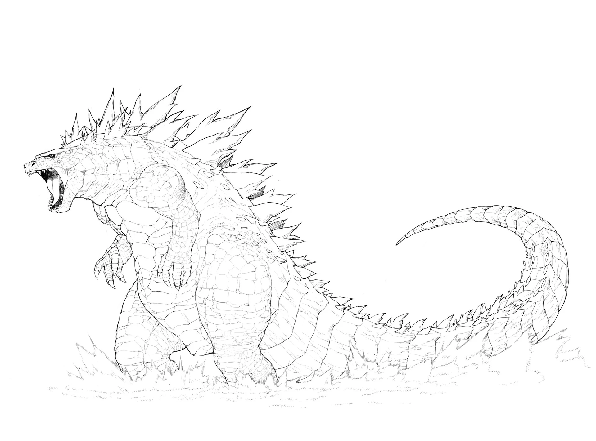 Bé yêu sẽ mê mẩn với tranh tô màu Godzilla sống động và siêu ngầu. Bé yêu sẽ mê mẩn với tranh tô màu Godzilla sống động và siêu ngầu.