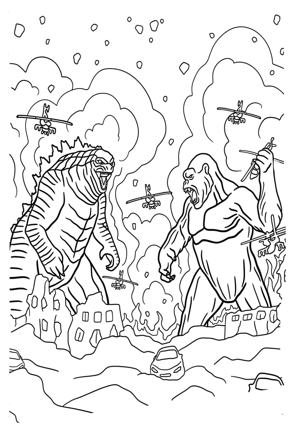 Tô màu Godzilla – Bé vừa học vừa chơi, phát triển khả năng hội họa. Tô màu Godzilla – Bé vừa học vừa chơi, phát triển khả năng hội họa.