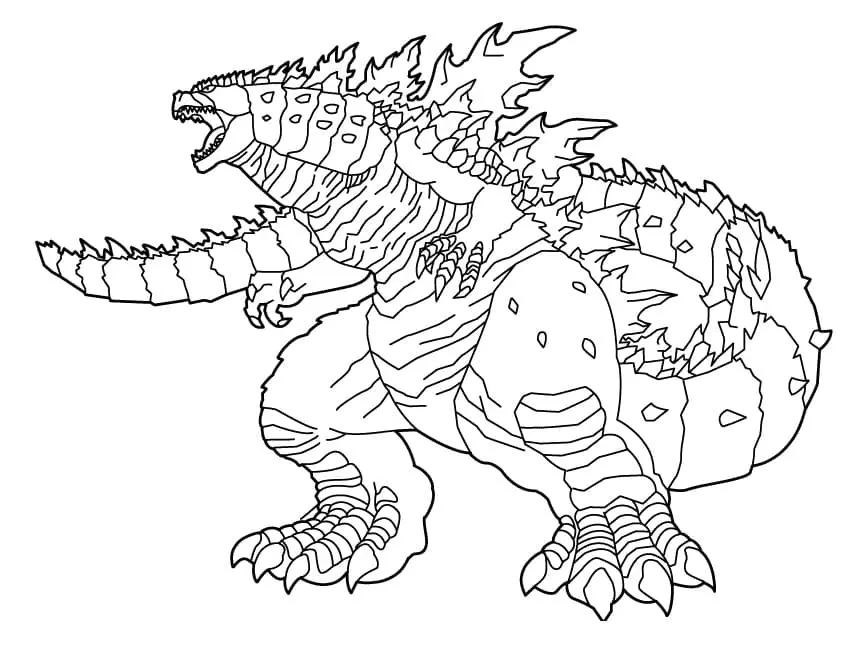 Bé yêu sẽ thích mê tranh tô màu Godzilla mạnh mẽ và sống động. Bé yêu sẽ thích mê tranh tô màu Godzilla mạnh mẽ và sống động.