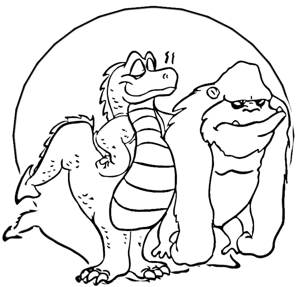 Tranh tô màu Godzilla siêu ngầu, giúp trẻ yêu thêm nghệ thuật hội họa. Tranh tô màu Godzilla siêu ngầu, giúp trẻ yêu thêm nghệ thuật hội họa.