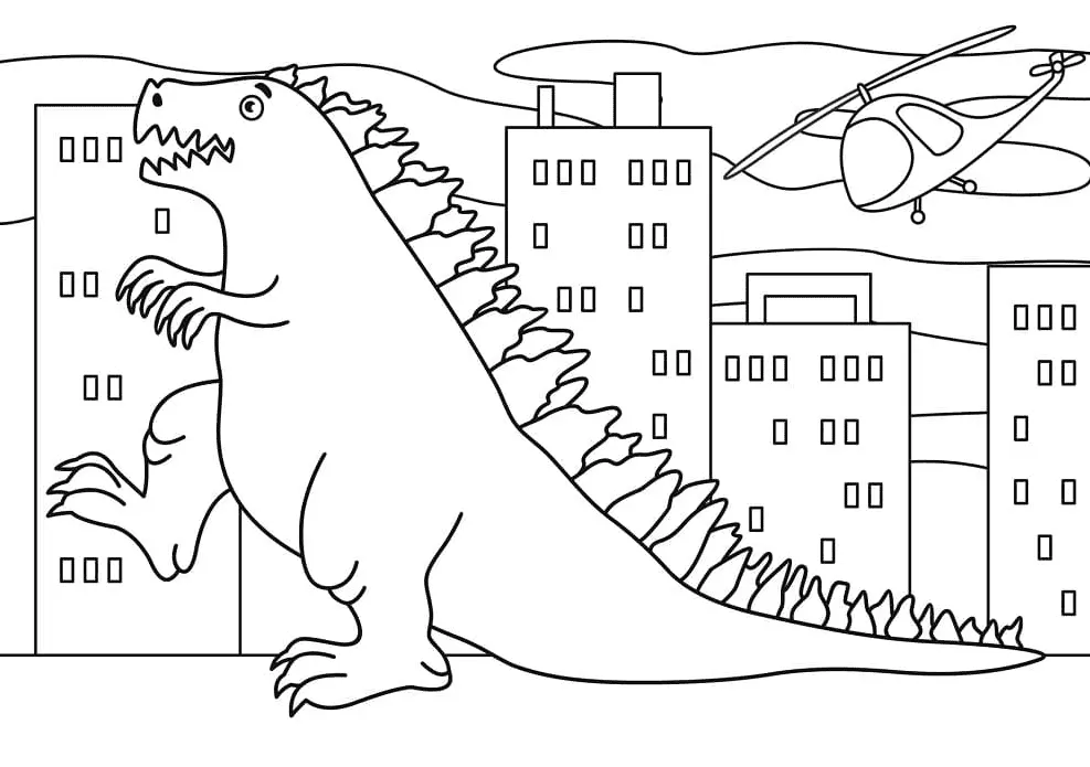 Cùng bé tô màu Godzilla, khám phá vẻ đẹp hùng mạnh của quái vật khổng lồ! Cùng bé tô màu Godzilla, khám phá vẻ đẹp hùng mạnh của quái vật khổng lồ!