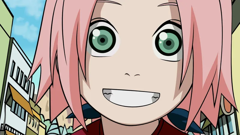 Khoảnh khắc Sakura Haruno với nụ cười đầy tự tin Khoảnh khắc Sakura Haruno với nụ cười đầy tự tin