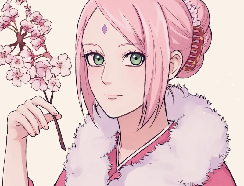 Sakura Haruno nổi bật với vẻ đẹp thông minh và kiên cường Sakura Haruno nổi bật với vẻ đẹp thông minh và kiên cường