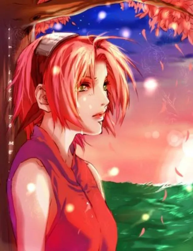 Hình ảnh Sakura Haruno với đôi mắt buồn Hình ảnh Sakura Haruno với đôi mắt buồn