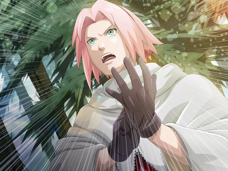 Sakura Haruno với phong cách chiến đấu không thể nhầm lẫn Sakura Haruno với phong cách chiến đấu không thể nhầm lẫn
