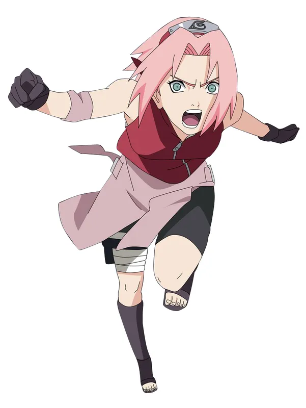 Hình ảnh Sakura Haruno trong giây phút chiến đấu căng thẳng Hình ảnh Sakura Haruno trong giây phút chiến đấu căng thẳng
