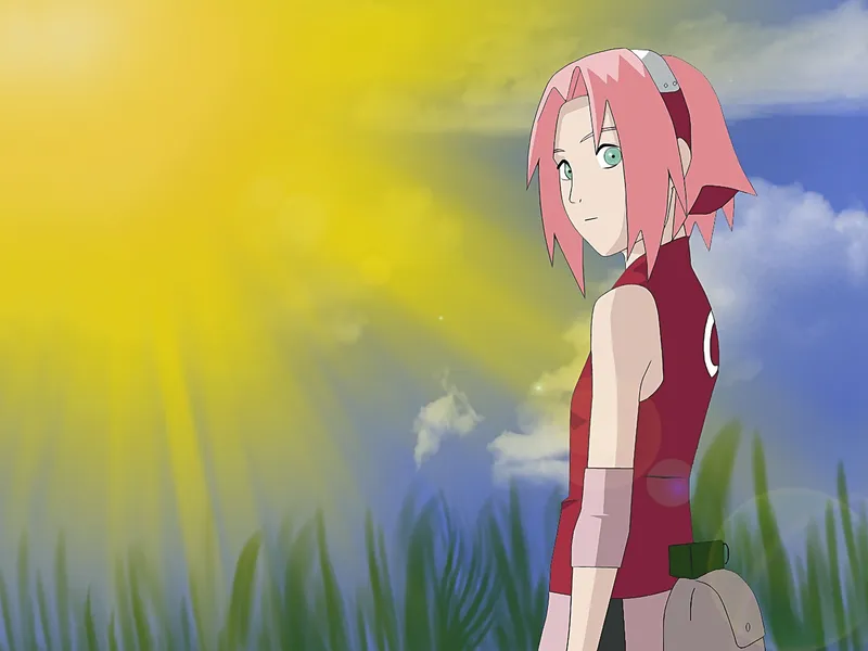 Hình ảnh Sakura Haruno khi sẵn sàng bảo vệ bạn bè Hình ảnh Sakura Haruno khi sẵn sàng bảo vệ bạn bè