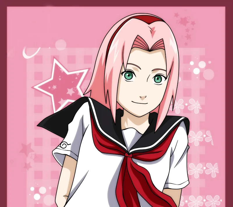 Sakura Haruno với đôi mắt quyết tâm và sắc bén Sakura Haruno với đôi mắt quyết tâm và sắc bén