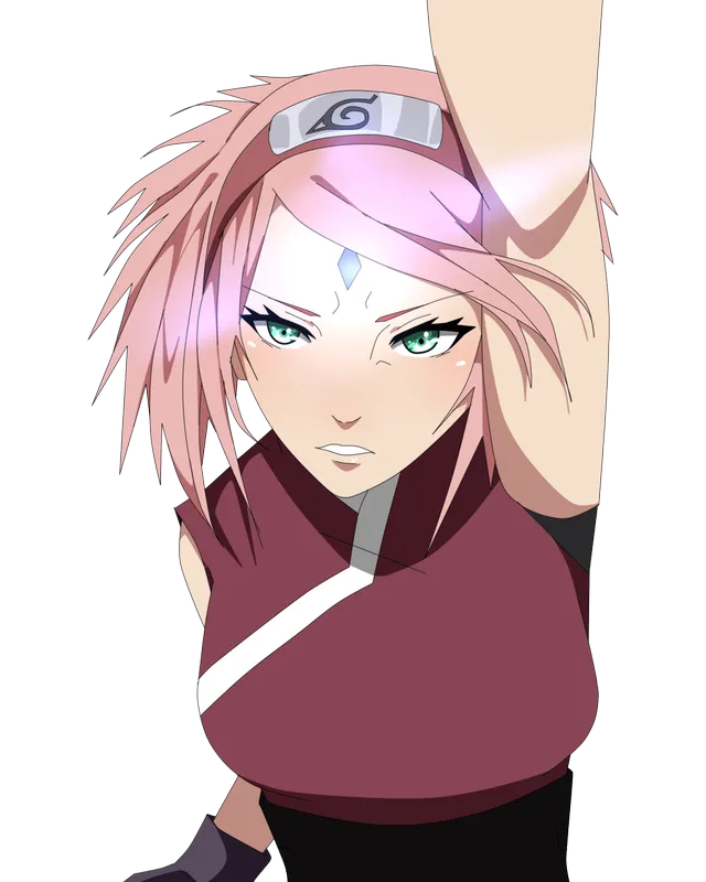 Hình ảnh Sakura Haruno mang đến cảm giác kiên định và dũng cảm Hình ảnh Sakura Haruno mang đến cảm giác kiên định và dũng cảm