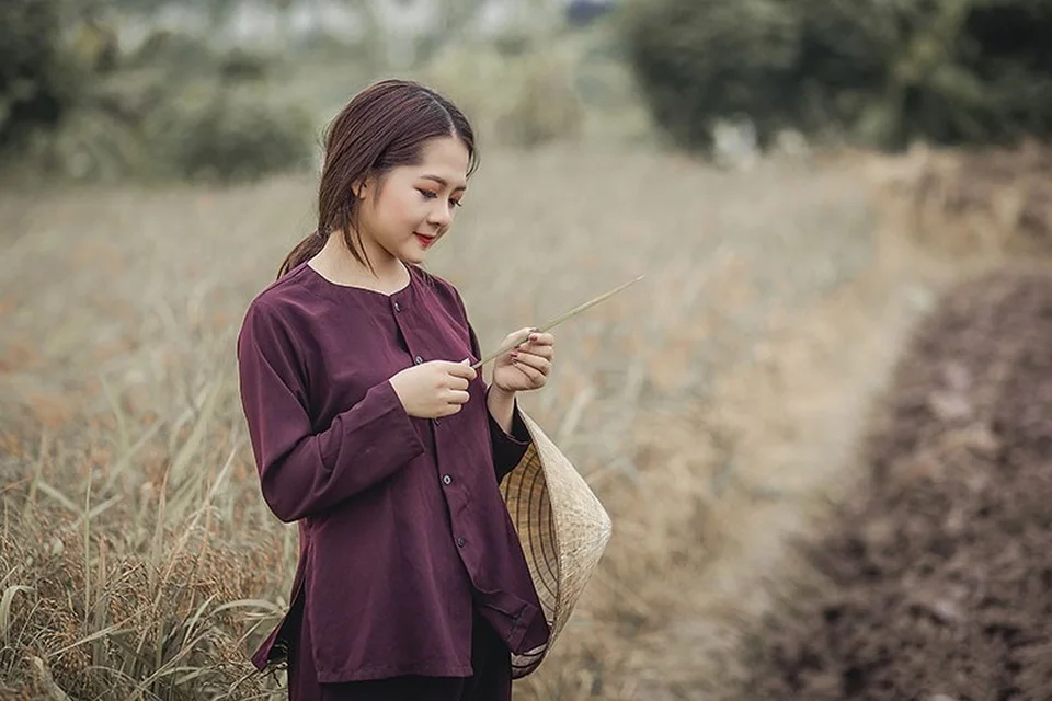 Ảnh gái quê xinh với nét đẹp thuần khiết và giản dị Ảnh gái quê xinh với nét đẹp thuần khiết và giản dị