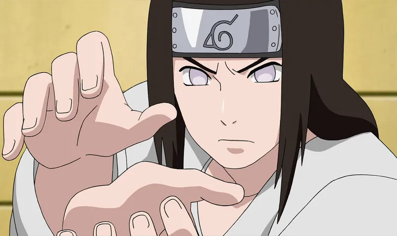 Ánh mắt Neji Hyuga trong ảnh thể hiện sự tự tin và kiên định Ánh mắt Neji Hyuga trong ảnh thể hiện sự tự tin và kiên định