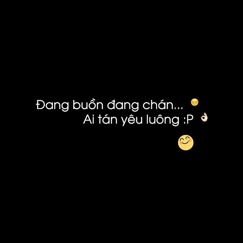Thể hiện tâm trạng qua ảnh avatar có chữ ấn tượng.