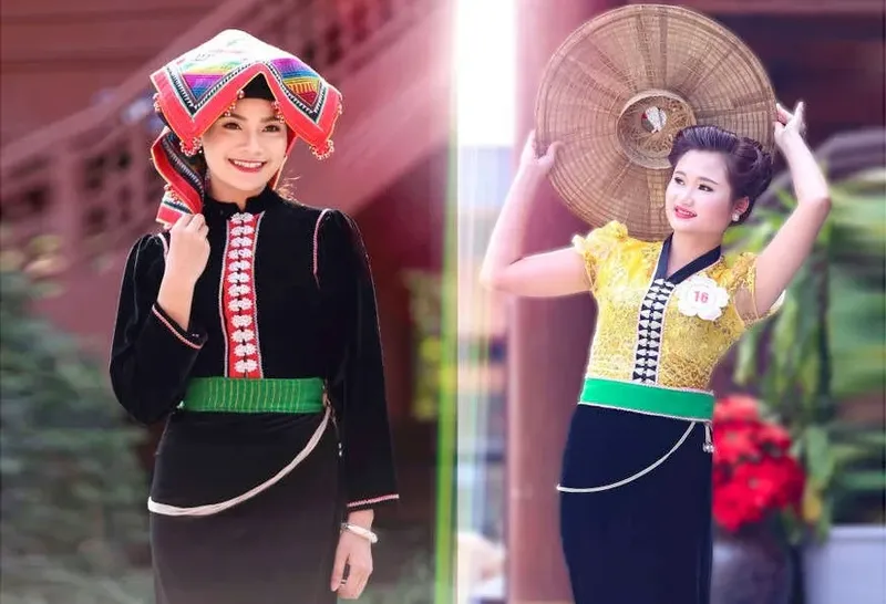 Gái dân tộc rạng rỡ với nụ cười thân thiện Gái dân tộc rạng rỡ với nụ cười thân thiện