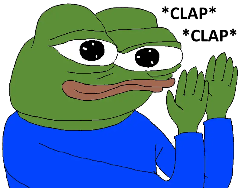 Pepe meme hài hước không thể quên