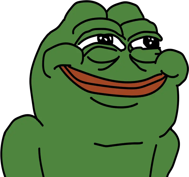 Pepe meme dễ thương với biểu cảm độc đáo