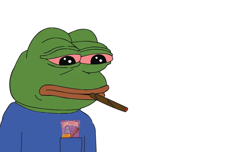 Pepe meme hút thuốc hài hước