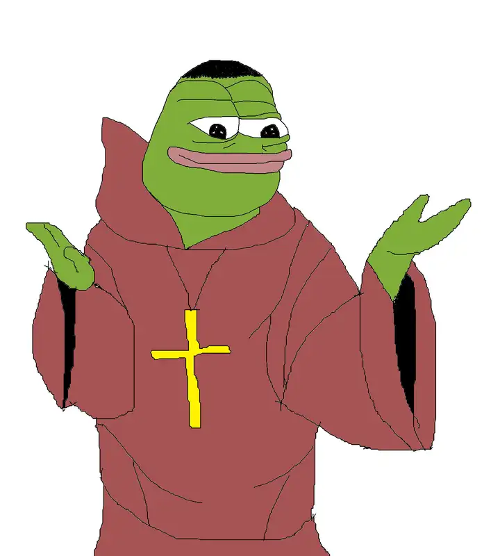 Pepe meme nhân danh chúa hài hước