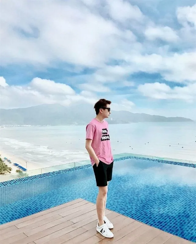 Ảnh trai ở biển, đậm dấu ấn thiên nhiên.