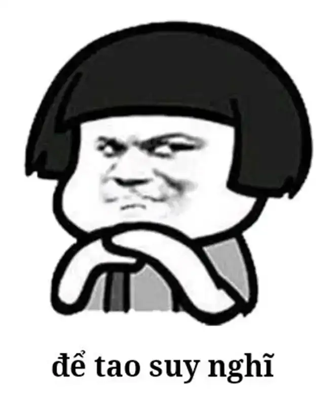 Meme suy nghĩ hài hước và thú vị