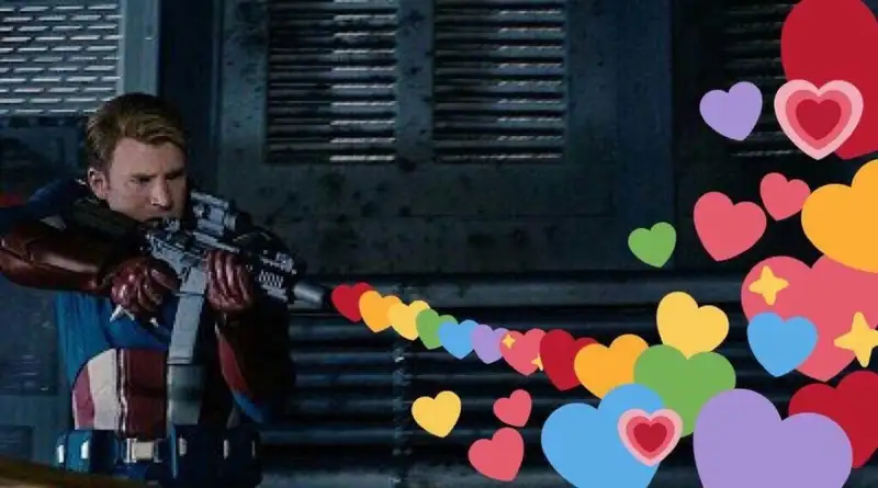 Meme captain thả tim hài hước và độc đáo
