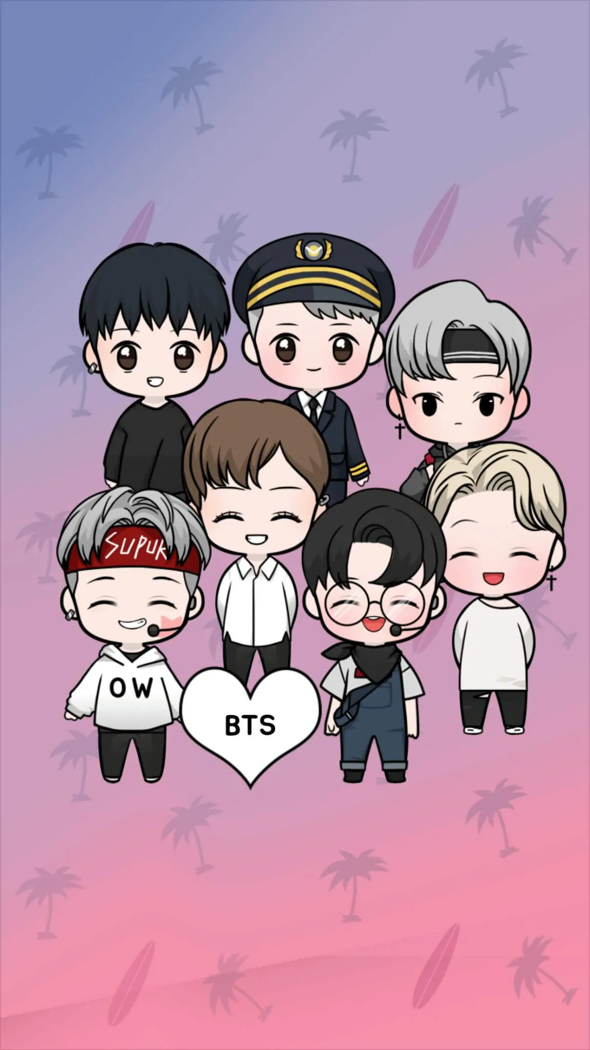 Bộ ảnh BTS chibi mới nhất dành cho ARMY chính hiệu.