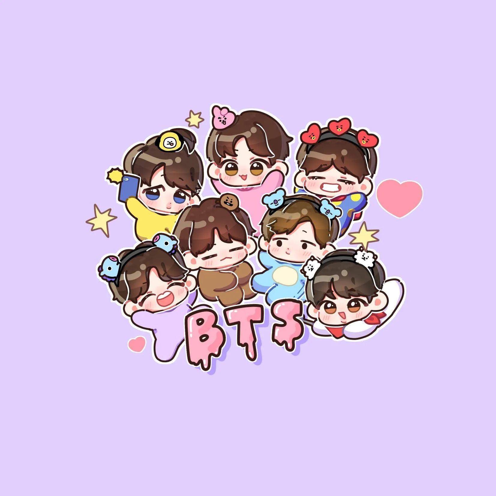 Ảnh BTS chibi của J-Hope mang đến niềm vui cho ARMY.