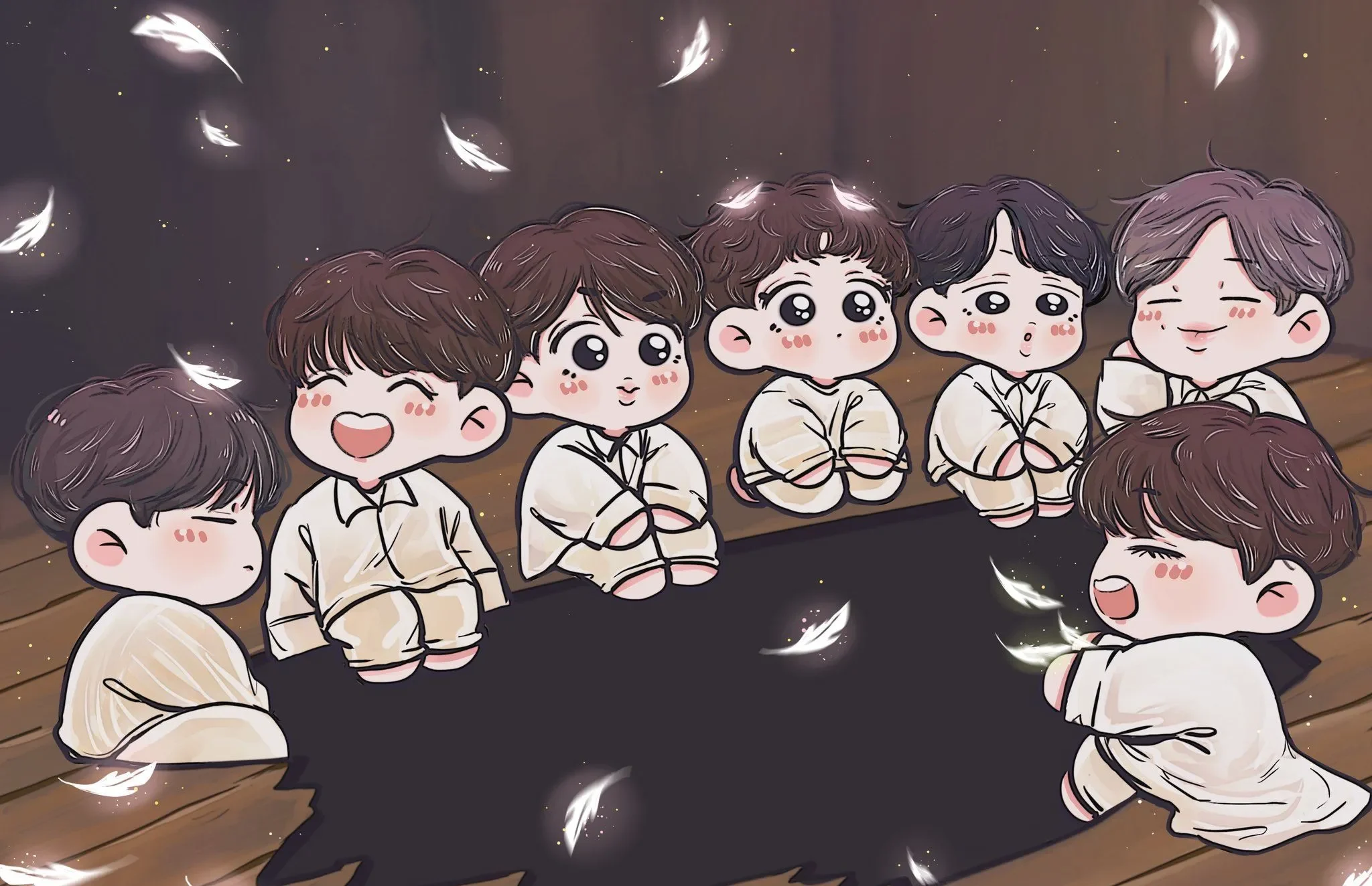 Ngắm ngay bộ ảnh BTS chibi trong trang phục biểu diễn độc đáo.