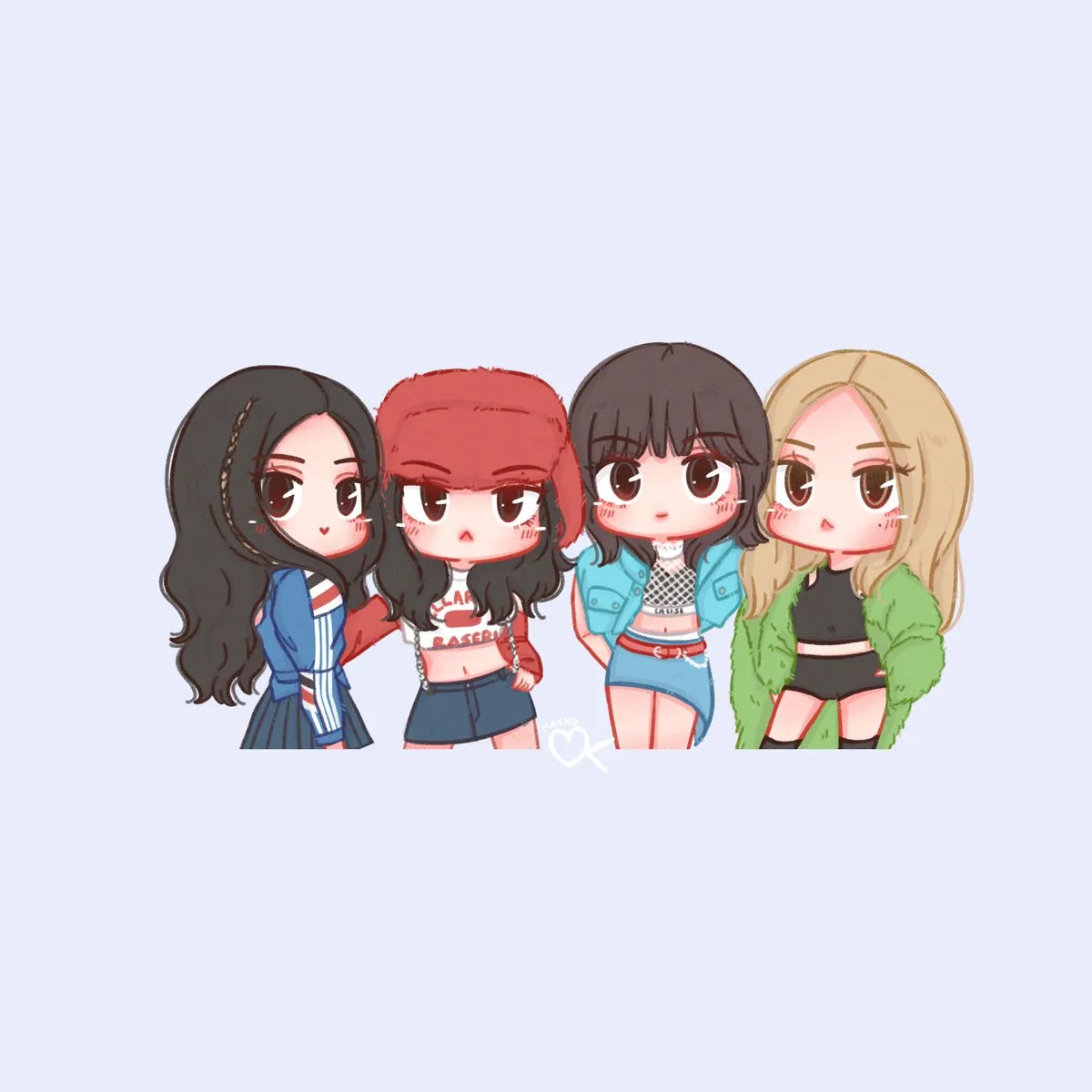 Bộ ảnh chibi Blackpink đầy màu sắc, thể hiện cá tính độc đáo. Bộ ảnh chibi Blackpink đầy màu sắc, thể hiện cá tính độc đáo.