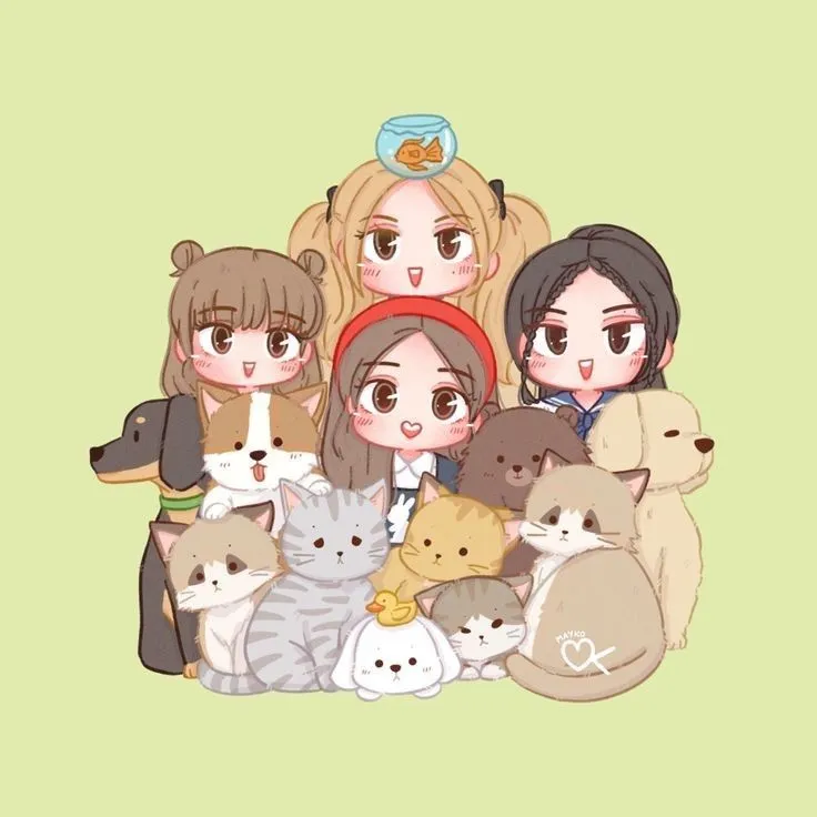 Ảnh chibi Blackpink với phong cách hoạt hình cực đáng yêu. Ảnh chibi Blackpink với phong cách hoạt hình cực đáng yêu.