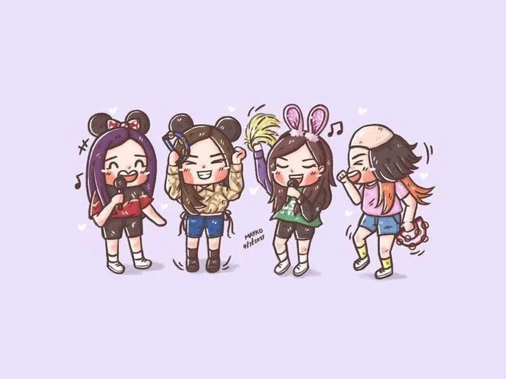 Bộ ảnh chibi Blackpink dễ thương và đầy năng lượng tích cực. Bộ ảnh chibi Blackpink dễ thương và đầy năng lượng tích cực.