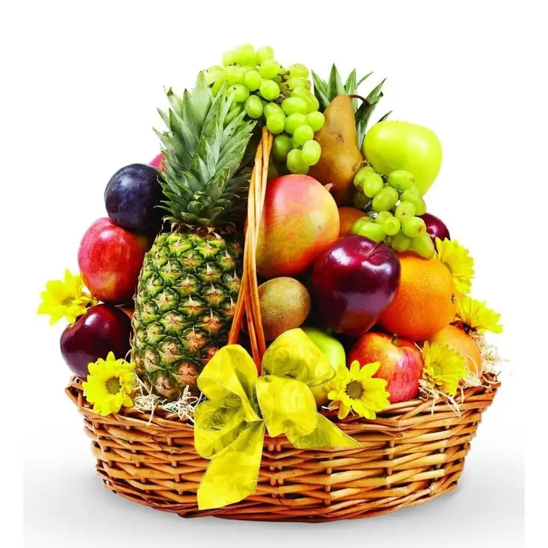 Ảnh giỏ hoa quả tặng tinh tế, làm nổi bật sự chu đáo Ảnh giỏ hoa quả tặng tinh tế, làm nổi bật sự chu đáo
