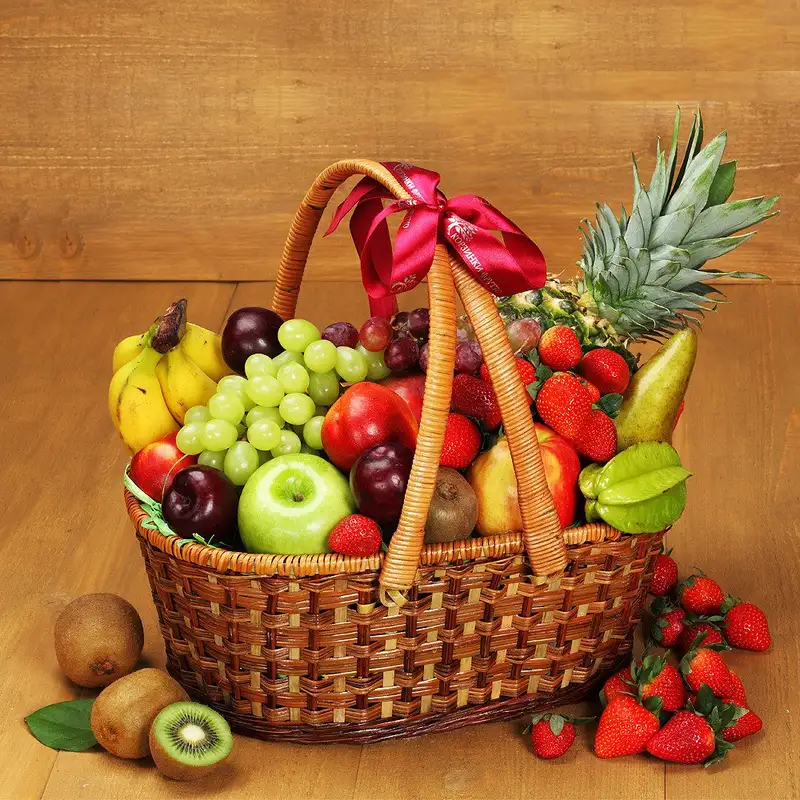 Giỏ hoa quả tặng ý nghĩa, dành tặng cho người yêu quý Giỏ hoa quả tặng ý nghĩa, dành tặng cho người yêu quý