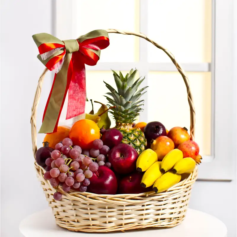 Hình ảnh giỏ hoa quả tặng đẹp mắt, là món quà lý tưởng Hình ảnh giỏ hoa quả tặng đẹp mắt, là món quà lý tưởng