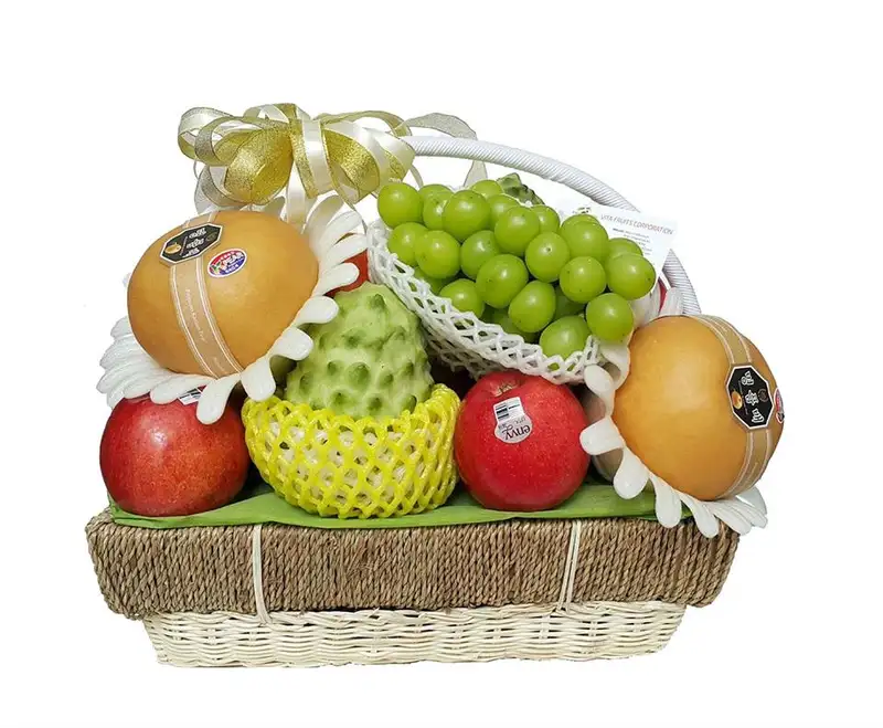 Hình ảnh giỏ hoa quả tặng mang lại cảm giác ấm áp Hình ảnh giỏ hoa quả tặng mang lại cảm giác ấm áp