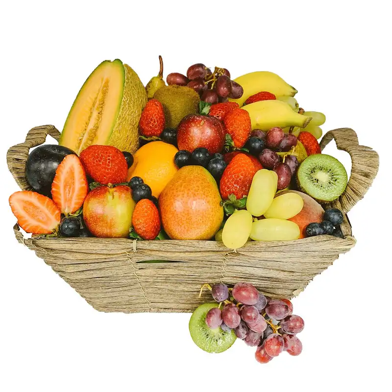 Hình ảnh giỏ hoa quả tặng là biểu tượng của sự quan tâm Hình ảnh giỏ hoa quả tặng là biểu tượng của sự quan tâm