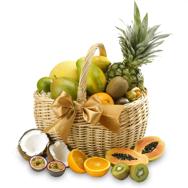 Vẻ đẹp của giỏ hoa quả tặng làm say lòng người nhận Vẻ đẹp của giỏ hoa quả tặng làm say lòng người nhận