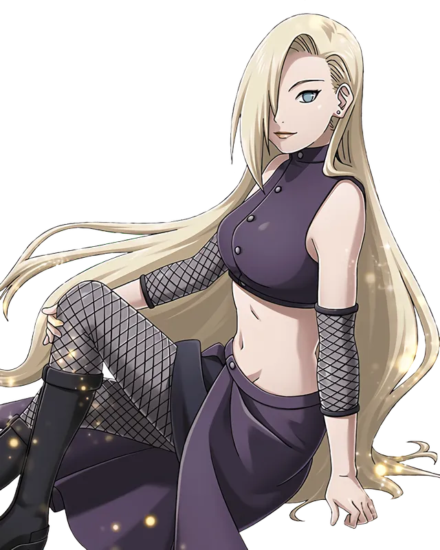 Hình ảnh nổi bật của Ino Yamanaka trong phong cách Ninja