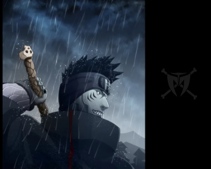 Kisame Hoshigaki và thanh kiếm Samehada huyền thoại trong Naruto.