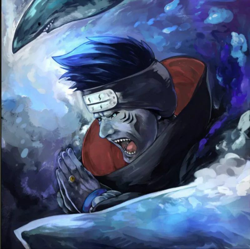 Thủy quái Kisame Hoshigaki hiện lên qua từng tấm ảnh sắc nét.