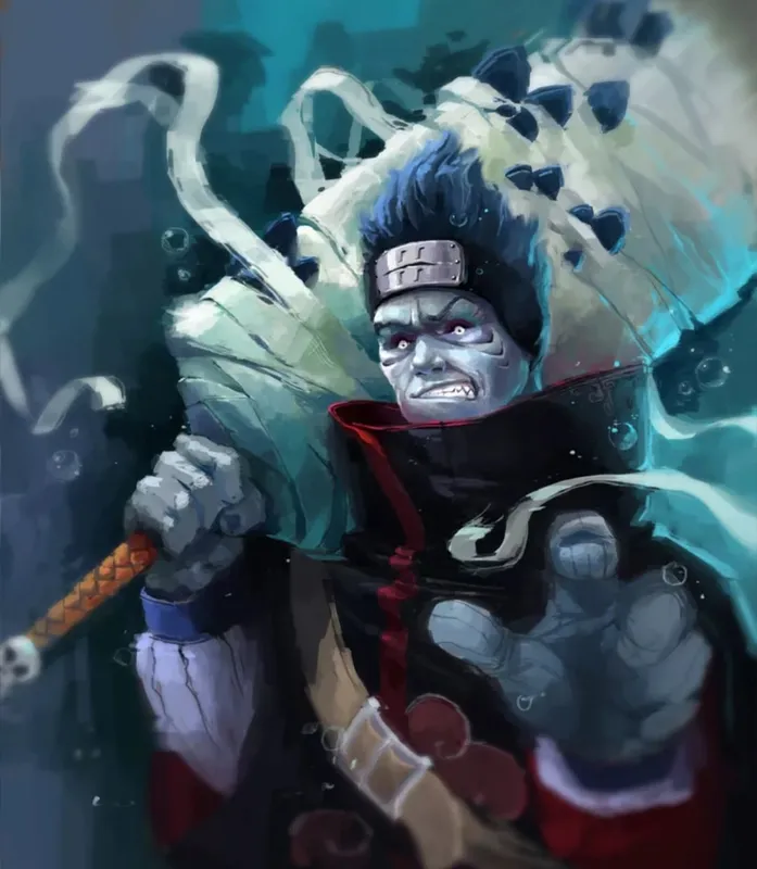 Kisame Hoshigaki, chiến binh sương mù lẫy lừng trong từng bức ảnh.
