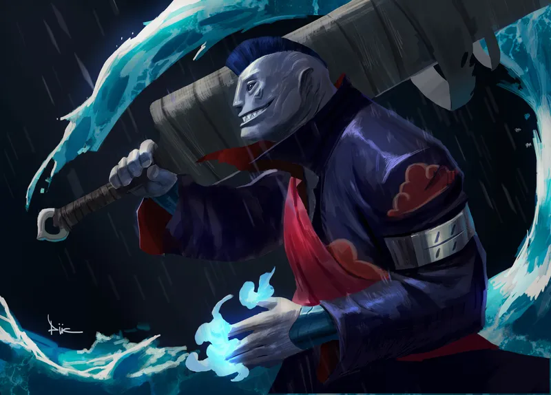 Sức mạnh vượt trội của Kisame Hoshigaki qua từng góc ảnh.